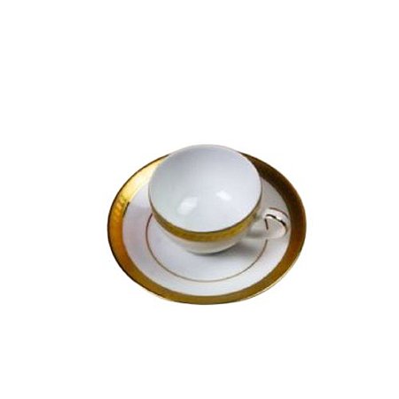 CONJUNTO EM PORCELANA DANKOTUWA OURO DE XÍCARAS PARA CAFÉ