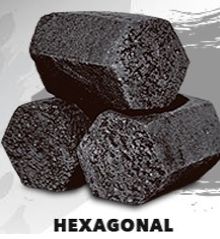 Carvão Hexagonal 3 unidades