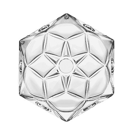 JG 6 PRATOS SOBREMESA EM CRISTAL ECOLOGICO 19,5X2,5CM