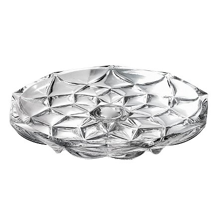 PRATO PARA BOLO BRUXELAS EM CRISTAL ECOLOGICO D31XA3CM