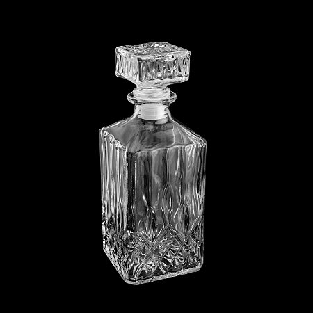 GARRAFA P/WHISKY DE VIDRO DUBLIN 700ml