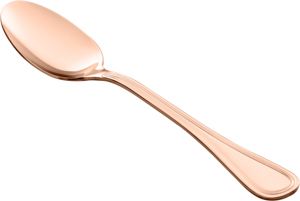 CJ 12 COLHERES DE AÇO INOX P/CAFÉ PVD ROSÉ GOLD AVALON