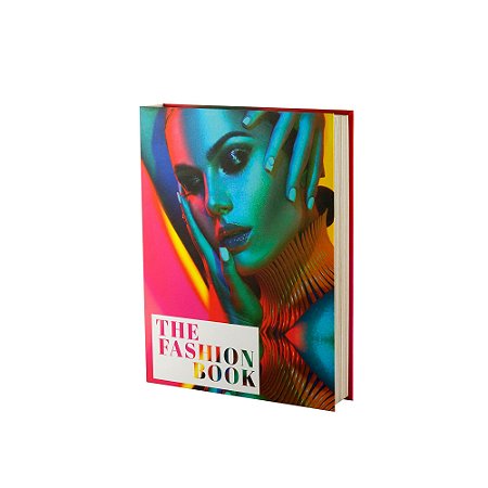 CAIXA LIVRO PAPEL RÍGIDO THE FASHION BOOK 36x27x5cm