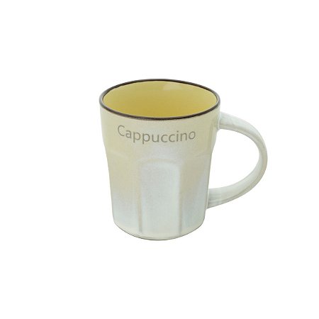 CANECA DE PORCELANA ALLURE AMARELO 270ml