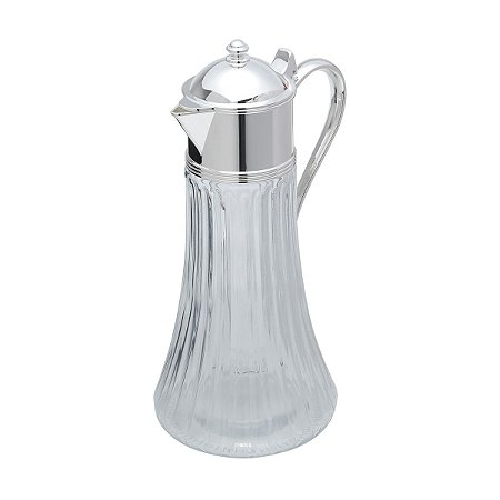 JARRA DE VIDRO C/ALÇA DE ZINCO 1600ML