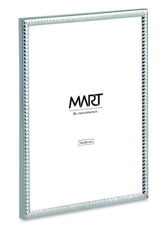 PORTA-RETRATO PRATA EM METAL - 15X20