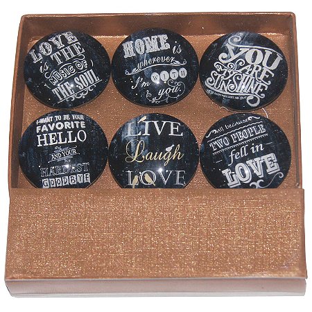 CJ DE PESOS PARA PAPEL - 6 PCS - 12 X 12 CM