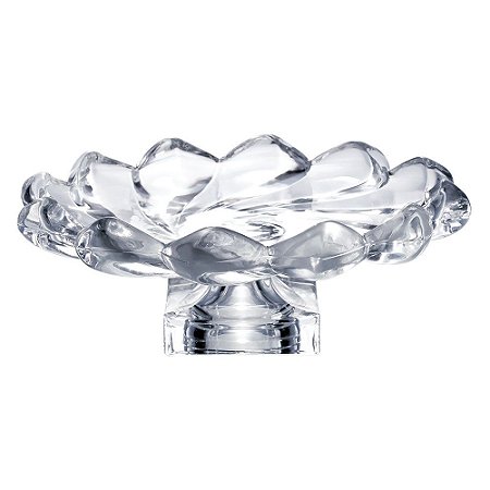 FRUTEIRA DE VIDRO CLASSICA 33CM X 33CM X 12CM