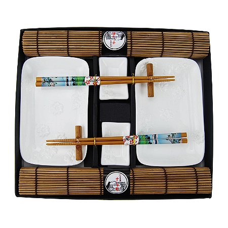 KIT DE COMIDA JAPONESA P 2 PESOAS 31CM X 27CM X 3,5CM