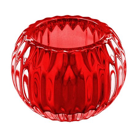 CASTICAL DE VIDRO VERMELHO