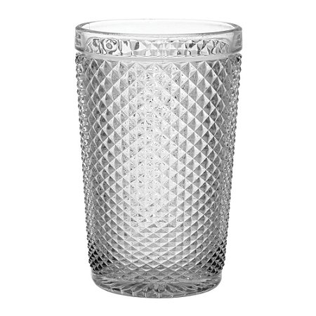 CONJ. DE COPOS BICO DE JACA DE VIDRO TRANSPAR ENTE  6 PCS 8C