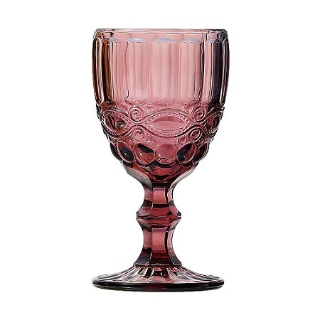 CJ TACAS DE VINHO DE VIDRO MARSALA  6 PCS 8,1CM X 15,5CM  26