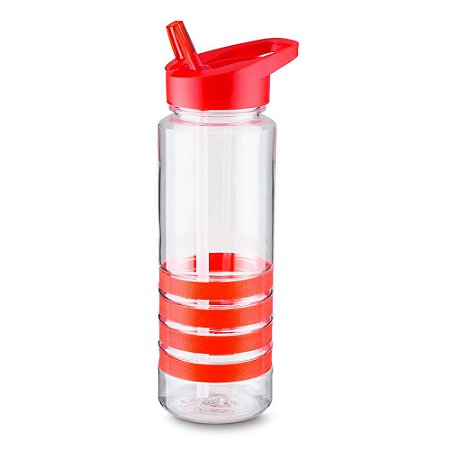 GARRAFA PLASTICA 700ML VERMELHA GA3000