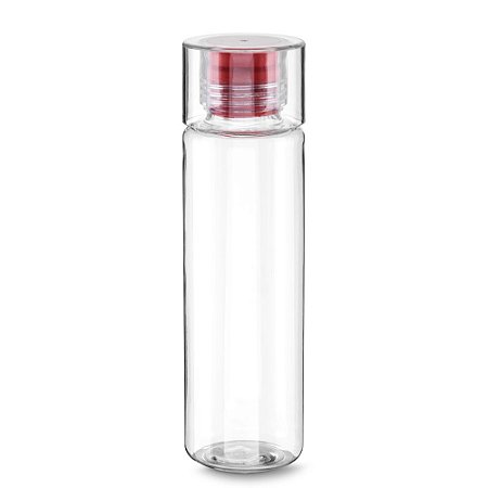 GARRAFA PLASTICA 600ML VERMELHO GA4000