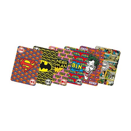 BARALHO PVC DC ALL LOGOS COLORIDO 5,7 X 8,7 CM