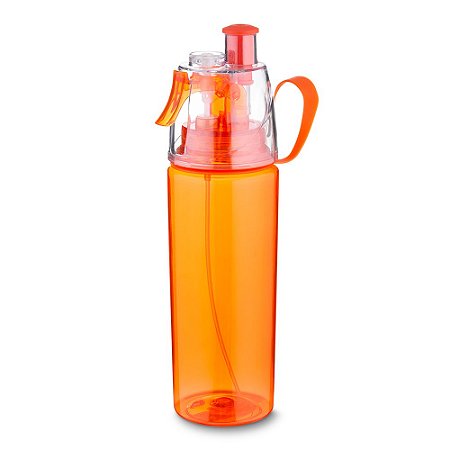 GARRAFA PLASTICA SPRAY 600ML LARANJA GA4200