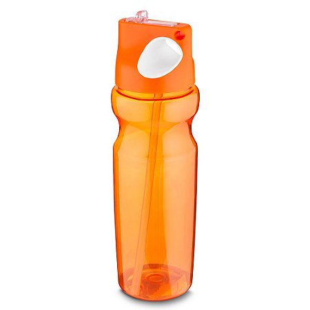 GARRAFA PLASTICA 900ML LARANJA GA4300