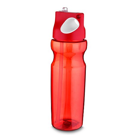 GARRAFA PLASTICA 900ML VERMELHO GA4300