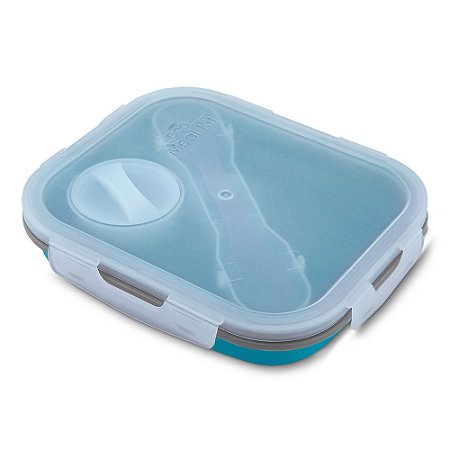 LANCHEIRA PLASTICA AZUL LC200
