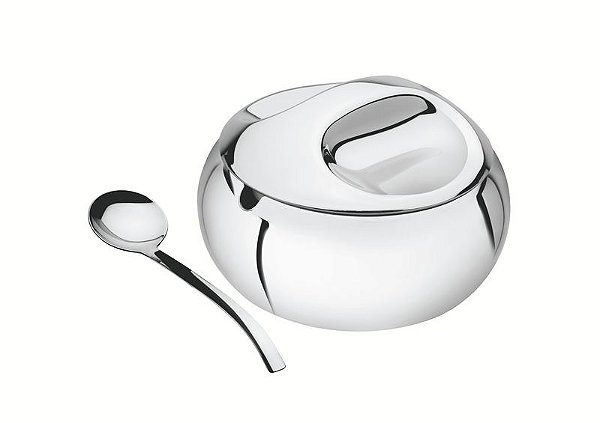 ACUCAREIRO ACO INOX C/COLHER