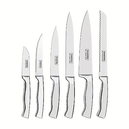 JOGO FACAS INOX 6PC CRONOS