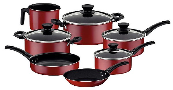 JOGO PANELAS ALUM 7PC COIMBRA VER