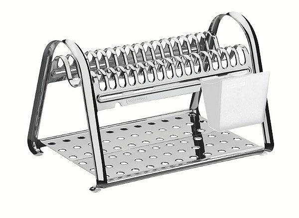ESCORREDOR DE LOUCA ACO INOX CICLO