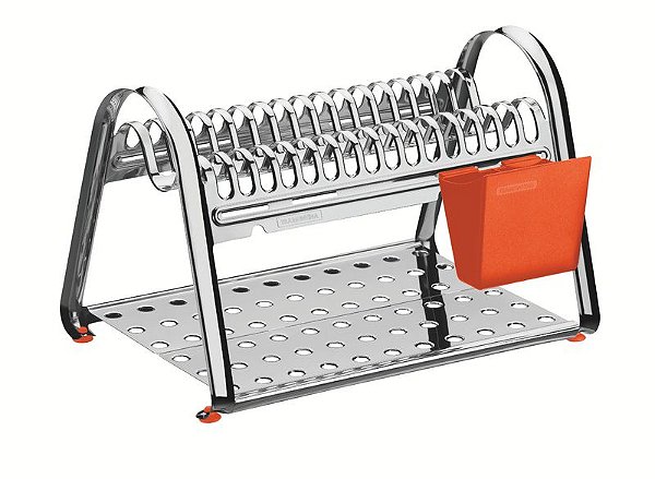 ESCORREDOR DE LOUCA ACO INOX CICLO