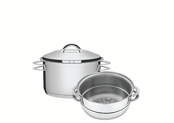 CUSCUZEIRA ACO INOX 2 PCS