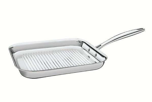 BISTEQUEIRA ACO INOX 22CM GRANO