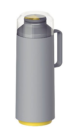 GARRAFA TERMICA 1L CINZA CLAR.EXATA