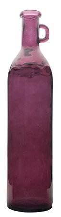 GARRAFA DECORATIVA DE VIDRO 75CM VERMELHO