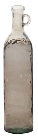 GARRAFA DECORATIVA DE VIDRO 75CM MARROM