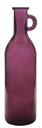 GARRAFA DECORATIVA DE VIDRO 50CM VERMELHO