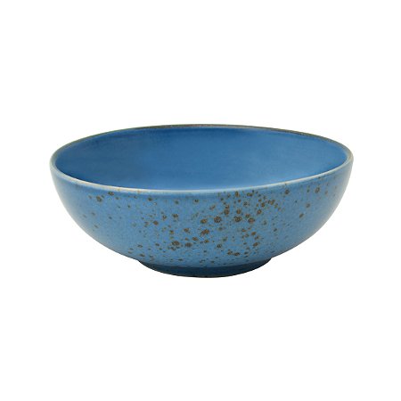 JG 6 BOLWS NATURE BLUE EM PORCELANA D16,5CM