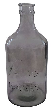 GARRAFA DE VIDRO 2.980ML CINZA