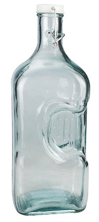 GARRAFA OLIVENZA DE VIDRO 2L TRANSPARENTE