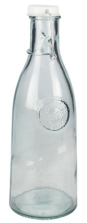 GARRAFA AUTHENTIC DE VIDRO 1L 29CM TRANSPARENTE