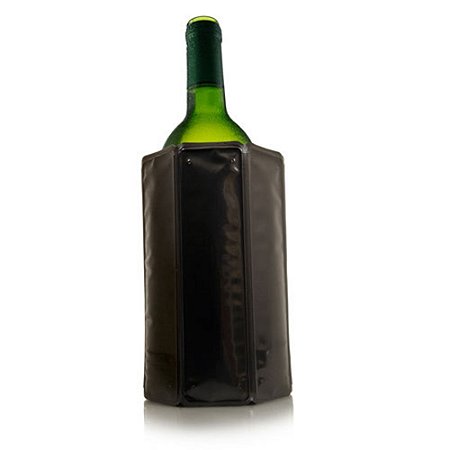 COOLER EM PLASTICO PARA GARRAFA D10XA17CM COR PRETA