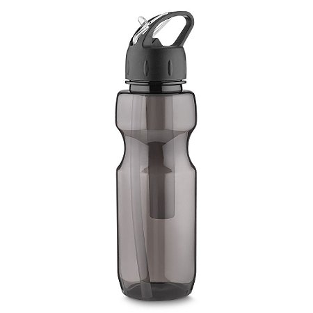 GARRAFA PLASTICA C/ P. GELO 700ML PRETO GA5300
