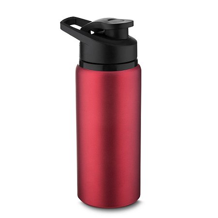 GARRAFA DE ALUMINIO 600ML VERMELHO GA5100