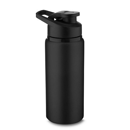 GARRAFA DE ALUMINIO 600ML PRETO GA5100