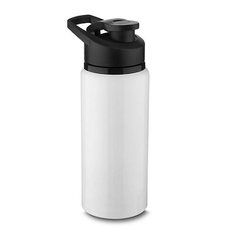 GARRAFA DE ALUMINIO 600ML BRANCO GA5100