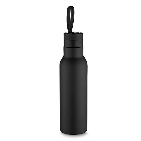 GARRAFA AÇO INOX 500ML PRETO GA4700