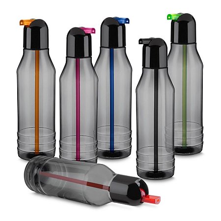 GARRAFA PLASTICA 600ML ROSA GA4400