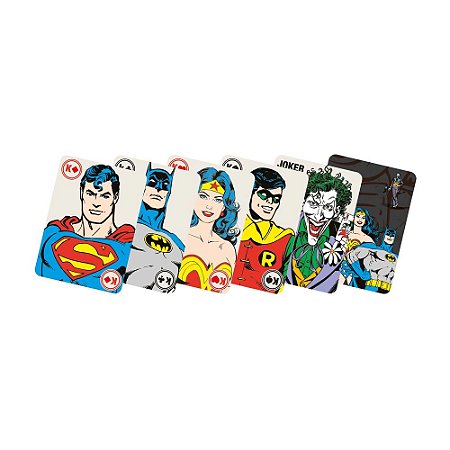 BARALHO PVC DC CARACTHERES COLORIDO 5,7 X 8,7 CM