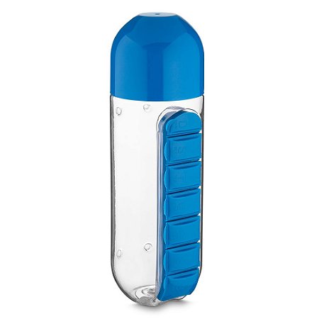 GARRAFA PLASTICA P COMPRIMIDO 700ML AZUL GA4100