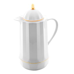 GARRAFA TÉRMICA DE PLÁSTICO GENOVA BRANCO 1l