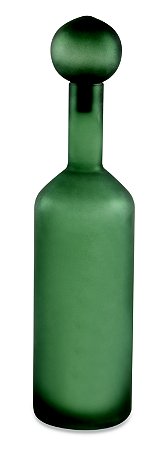GARRAFA DECORATIVA EM VIDRO