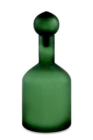 GARRAFA DECORATIVA EM VIDRO